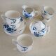 6 Digoin cups and saucers, sugar bowl and milk jug