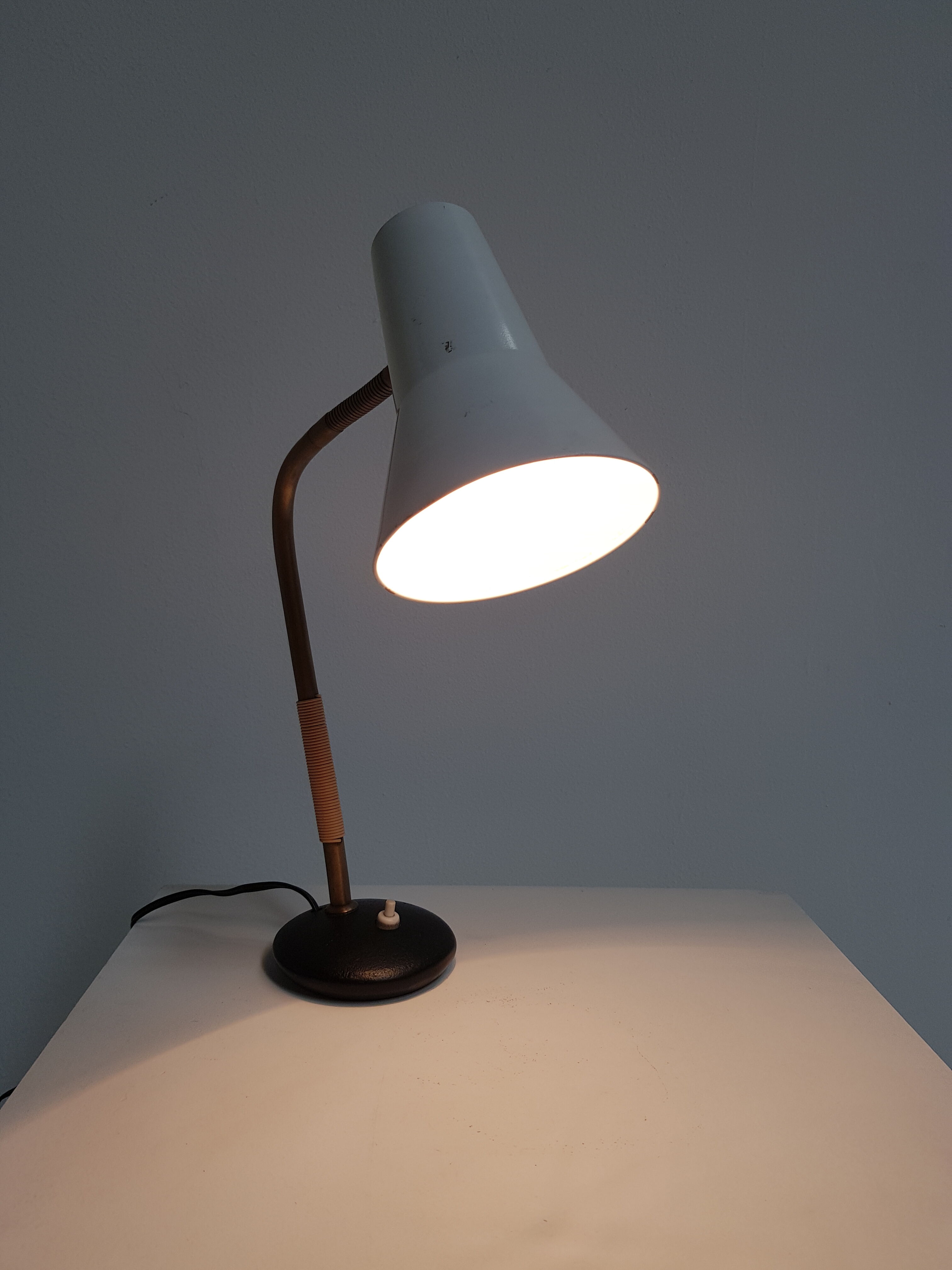 Vintage brass desk lamp