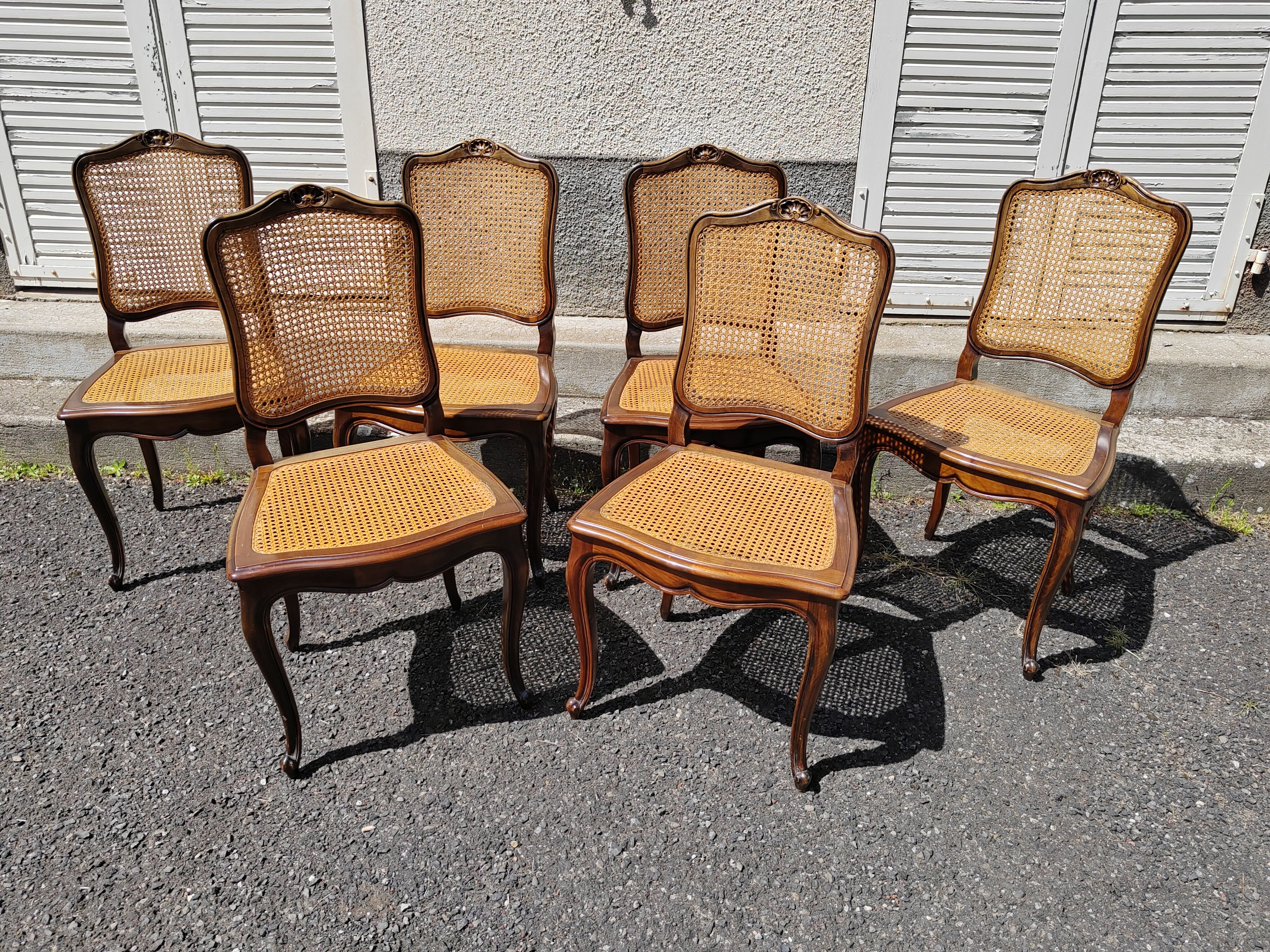 Set of 6 canning chairs