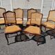 Lot de 6 chaises en cannage