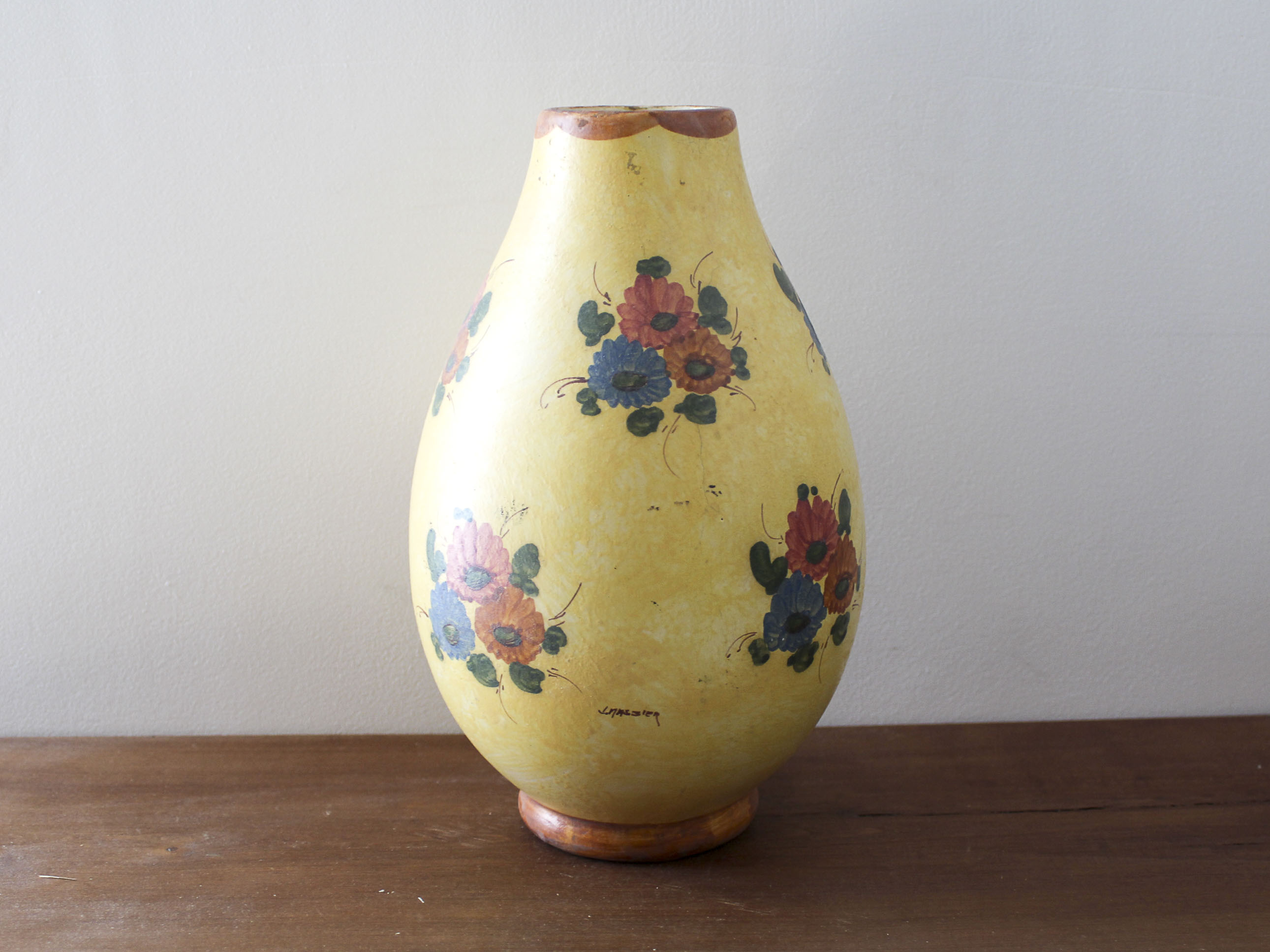 Ceramic vase Jerome Massier, Vallauris