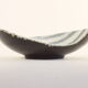 Striped ceramic vide-poche bowl by Carstens Tönnieshof, Germany 1950s.