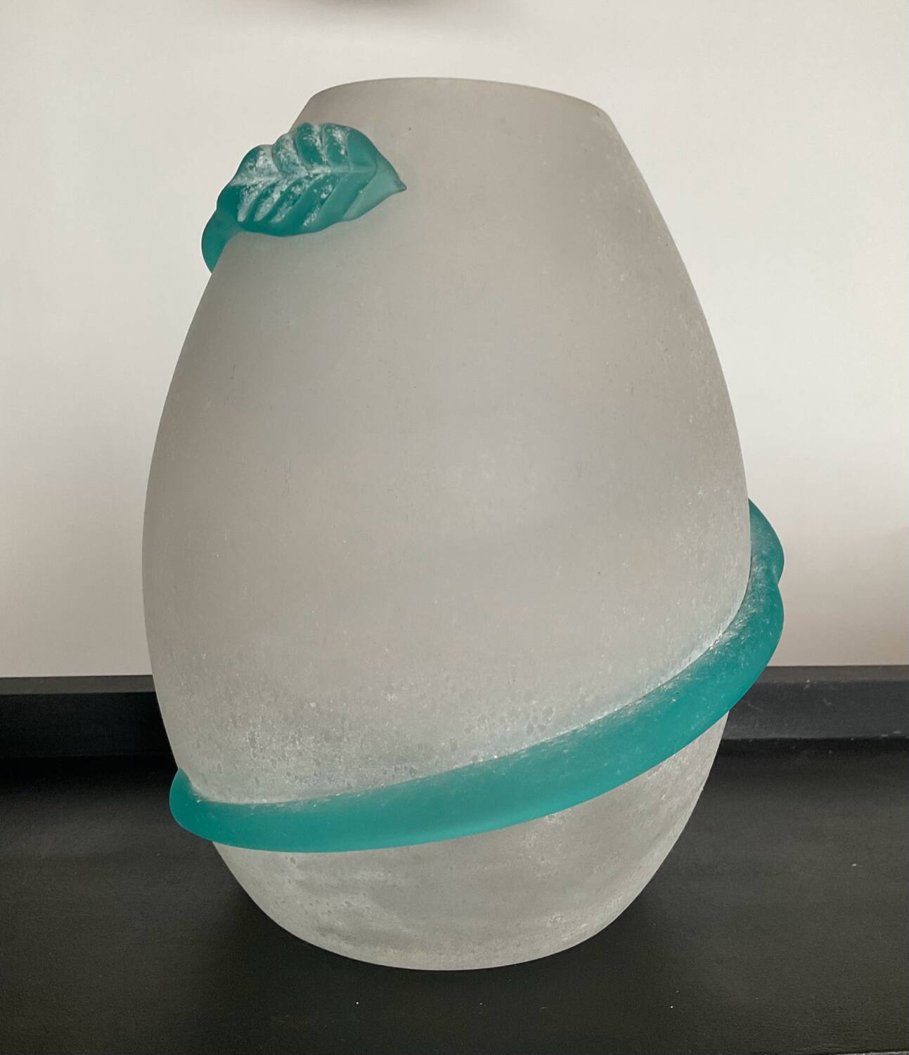 Vase « Scavo » pâte de verre Murano