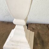 Lampe balustre, câble tissu neuf 2 M, abat-jour coton