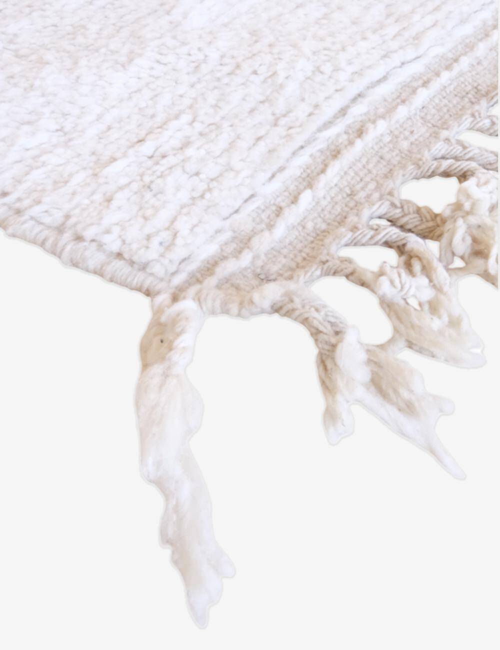 White Berber Rug - 240 x 161 cm