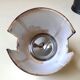Guy Degrenne salam calorifuge teapot 4 ceramic cups - vintage chrome 70