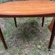 Table à rallonges bois vintage Années 60