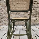 Breuer style bamboo cane chair 1980"