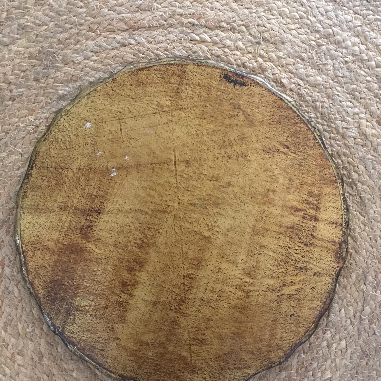 Florentine style wooden tray