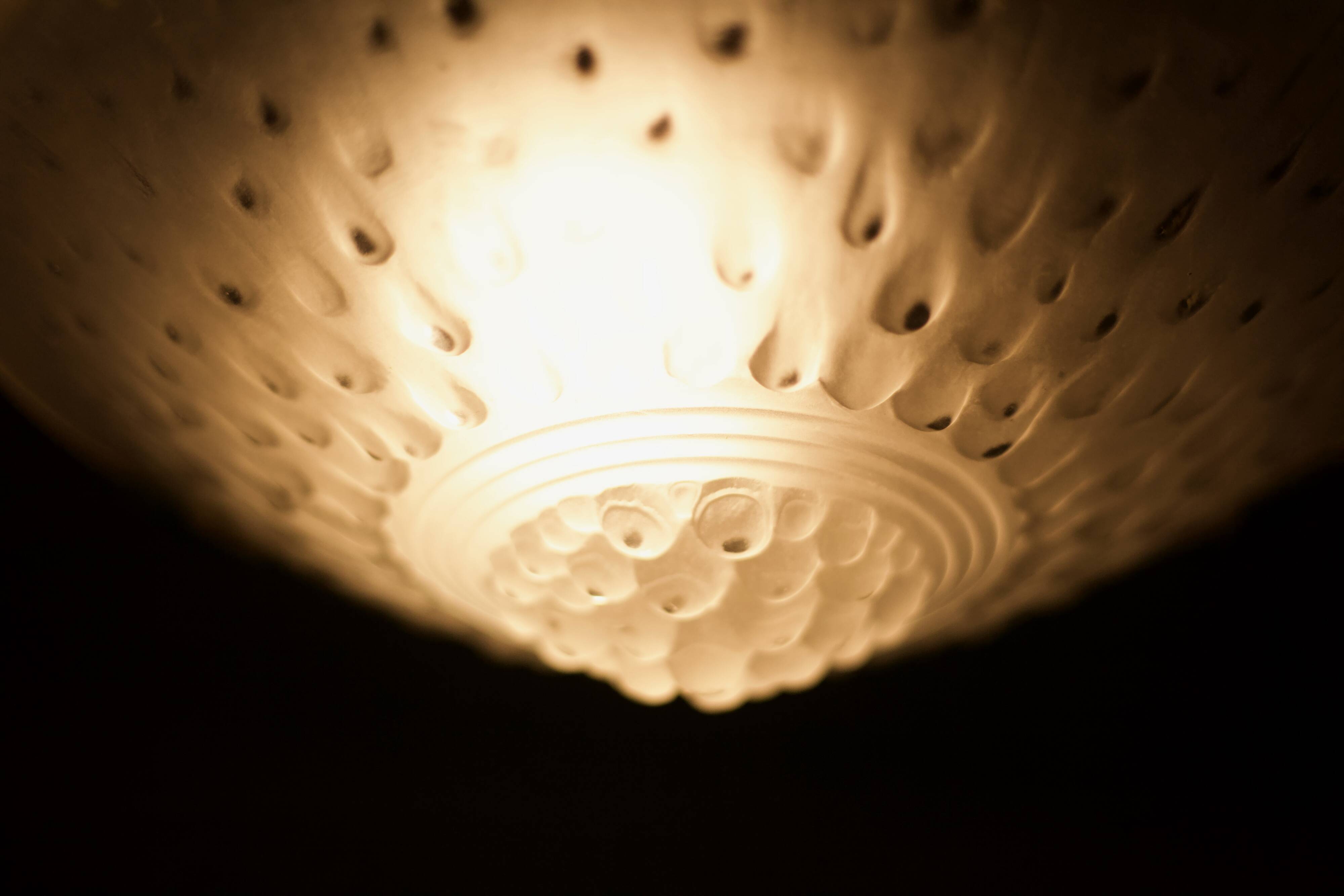 Chandelier signed Muller Frères Lunéville, Art Deco suspension, nickel-plated bronze chandelier, ceiling lamp,