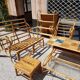 Salon de jardin d'hiver design 70 en bambou