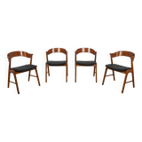 Mid-Century Danish Teak Chairs from Korup Stolefabrik, Denmark, 1960.