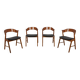 Mid-Century Danish Teak Chairs from Korup Stolefabrik, Denmark, 1960.