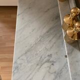 Old art deco wooden dressing table