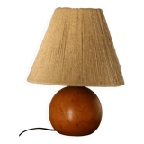 Wooden lamp with rope lampshade 400mm