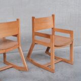 Pair of modernist mid-century rocking chairs