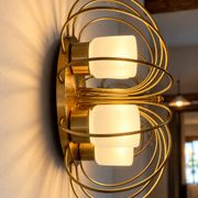 Large pair of Space Age wall lights from the 50s/60s.