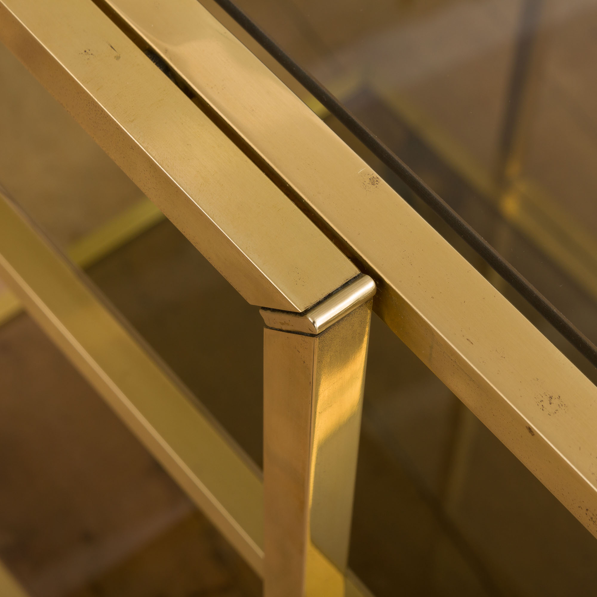 Hollywood Regency style bar cart