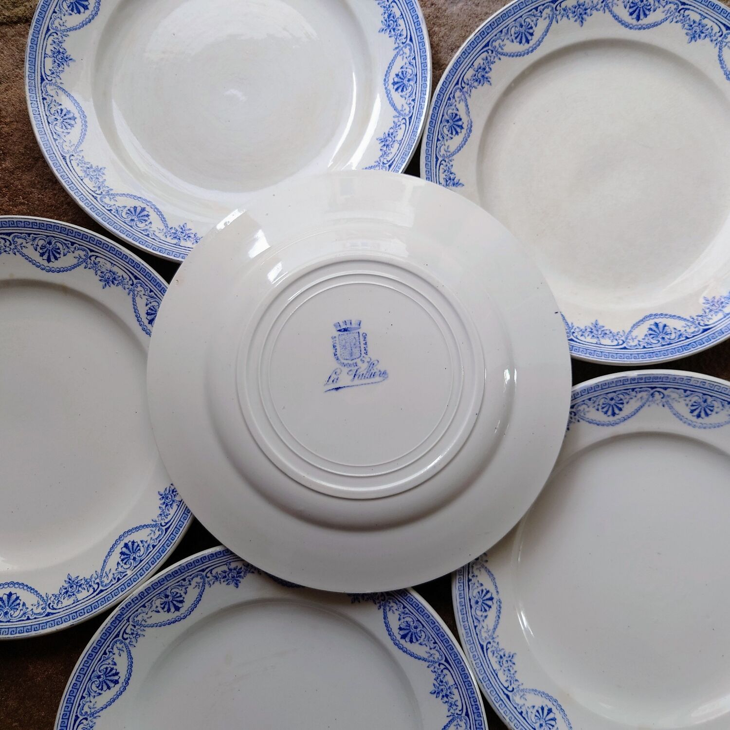 Dessert plates “La Vallière” St Amand