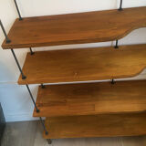 Industrial shelf wood and metal