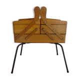 Vintage wood standing worker