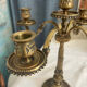 Bougeoirs bronze 4 branches