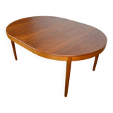 Danish 1960s Round/Oval Teak Table by Harry Ostergaard
