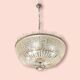 Italian Crystal Beaded Chandelier, 1960s