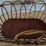 Couffin en osier vintage