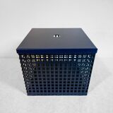 Scatola in metallo blu, anni '70