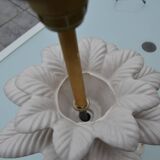 Vintage ceramic palm tree lamp base