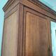 Vintage wardrobe with ice linen and wardrobe