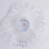 Bougeoir en verre vintage