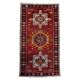 Handmade antique Persian Karajeh rug 2.2' x 4.1' (68cm x 126cm) 1930s - 1C1155
