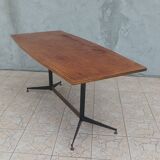 Vintage mahogany table Italian design from the 1960s