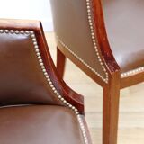 Pair of vintage barrel chairs