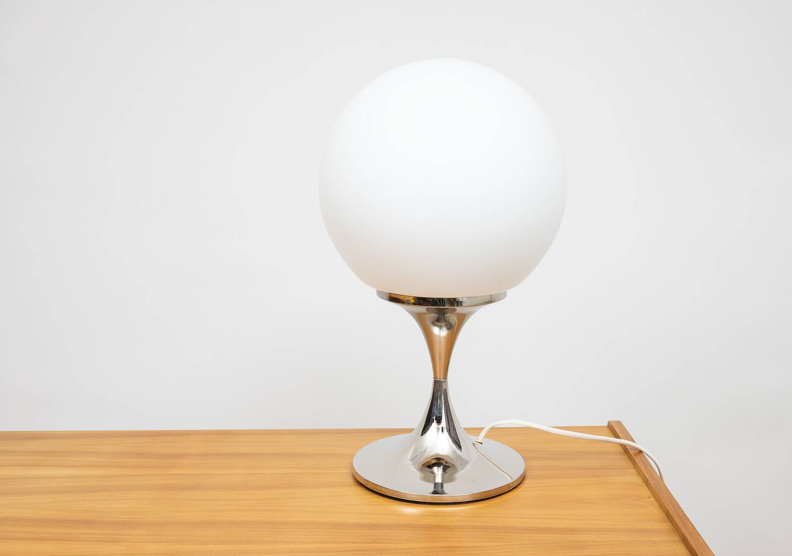 Large Space age globe lamp by Solken Leuchten 1970,