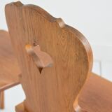 6 Swedish Brutalist chairs, 1960