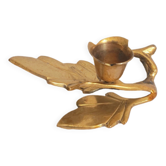 Vintage brass candle holder