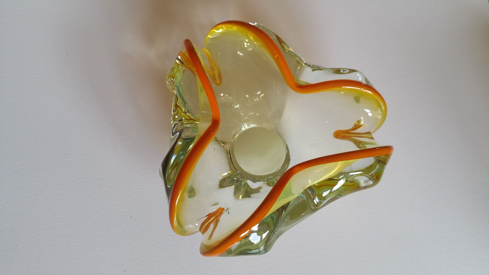 Murano two-tone ashtray