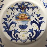 Rouen's ancient earthenware plate