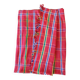 Vintage checkered blanket from Morocco - 179 x 214 cm