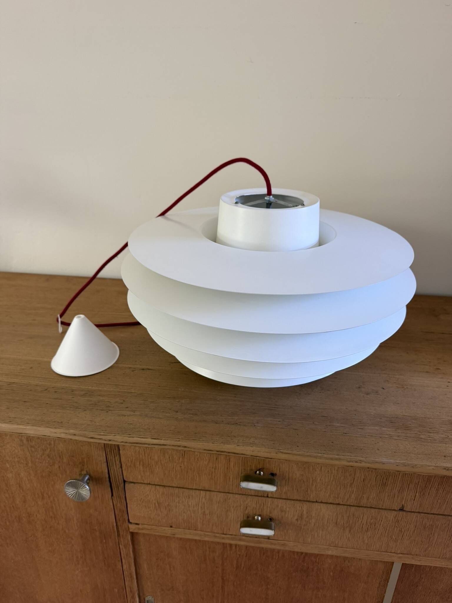 Vintage LYFA Verona - Sven Middelboe - 7 shades version - Danish design lamp