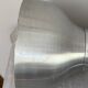 Pair of brushed metal wall sconces