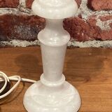 Alabaster lamp base