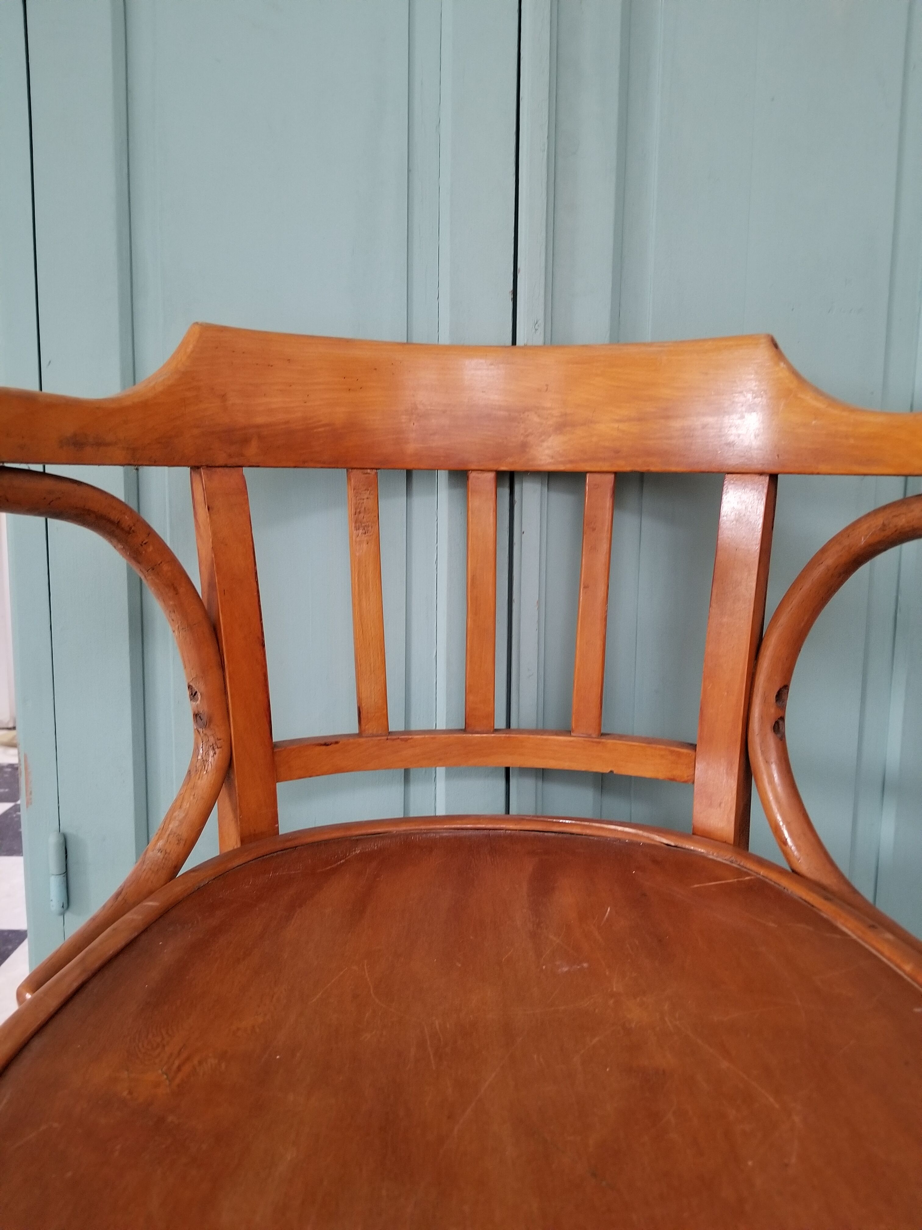 Fauteuil bois courbé