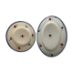Set de 2 plats Mary Lou Digoin Sarreguemines 20 ème siècle