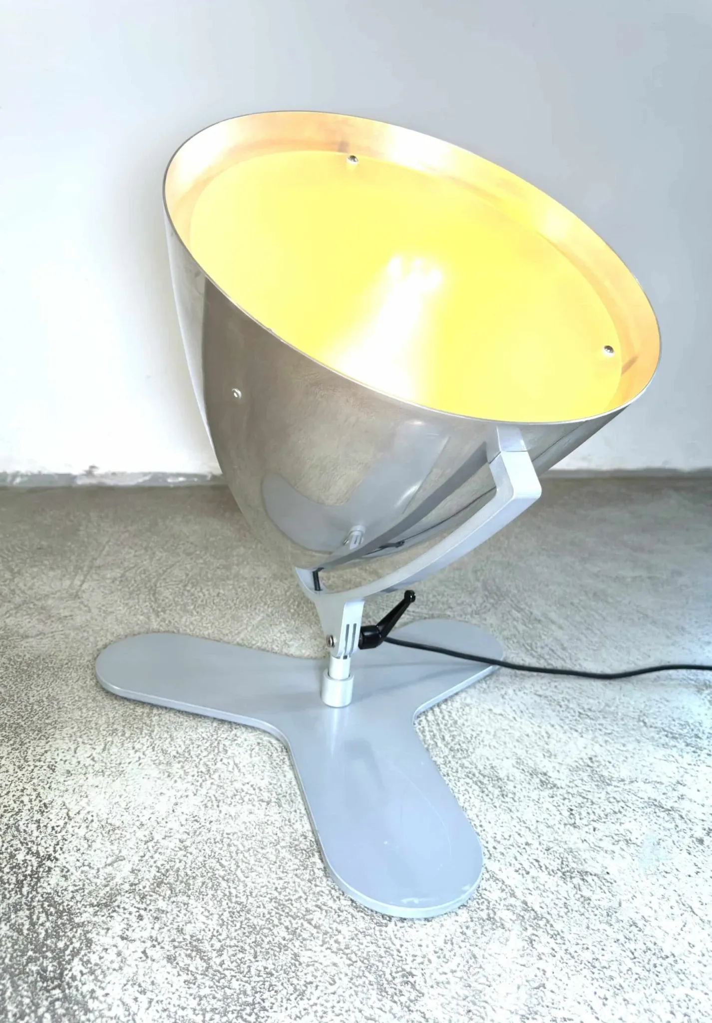 Faro 'Base 2' Floor Lamp By Hannes Wettstein For Pallucco, Italy, 1980S