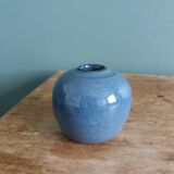 Signed ball vase, handmade ceramic