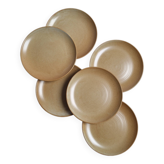 Vintage village stoneware dessert plates